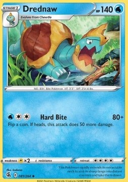 Karta Pokemon Drednaw (FST 081) 81/264