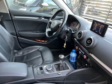 Audi A3 8V Hatchback 3d 1.6 TDI clean diesel 110KM 2014 Audi A3 2015R Skóra Klimatronik Tempomat Navi Alu Felgi 6-Biegów Bezwypadek, zdjęcie 5