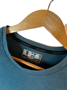 Koszulka New Balance niebieska z logiem XL