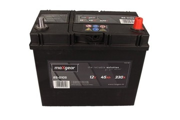 AKUMULATOR 12V 45AH/330A L- 238X129X227 DŁ./SZER./WYS. JAPAN (KLEMY WĄSKIE)
