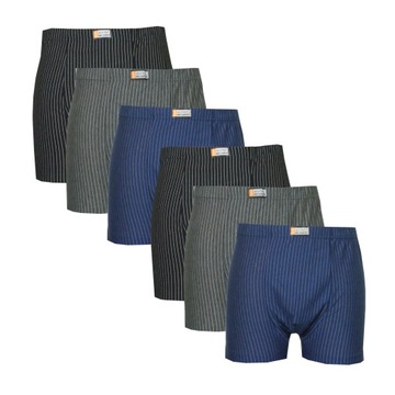 6 x BOKSERKI męskie DUŻE bawełna 4XL