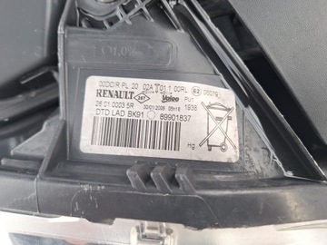 RENAULT LAGUNA 3 III 07-13 ZDERZAK PRZÓD MASKA LAMPA BŁOTNIK TEKND 2.0 DCI