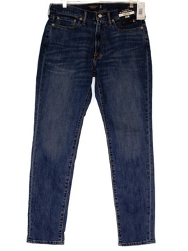 Abercrombie & Fitch ATLETIC Slim niebieski r. 31/32