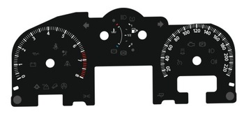LAND ROVER DISCOVERY DEFENDER KOTOUČE PŘÍSTROJOVÁ DESKA BUDÍKY NÁHRADA MPH NA KM/H