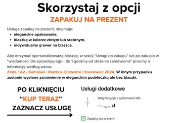 Złoty naszyjnik delikatny z kulkami 47+3cm 585