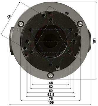 Кронштейн монтажный серый для камер видеонаблюдения, маленький