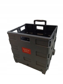 Тележка для покупок Relaxdays черная