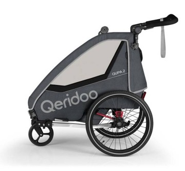 QERIDOO QUPA 2 PRZYCZEPKA ROWEROWA GREY