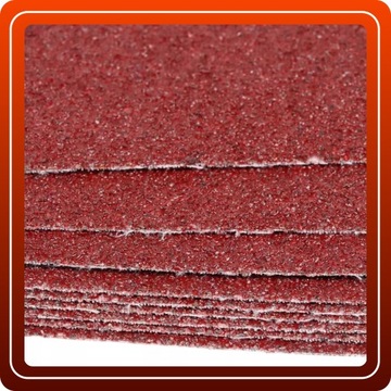 5x PAPIER ŚCIERNY Arkusz na płótnie Do wygładzania 230x280mm P400