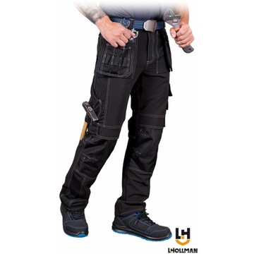 SPODNIE ROBOCZE DO PASA MONTERSKIE LH EVERBLACK 62