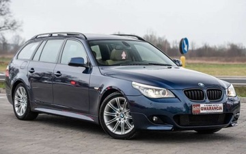 BMW Seria 5 E60 Touring 520 i 170KM 2010 BMW Seria 5 MPakiet 170KM Skora Panorama Grzan...