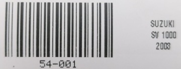 SUZUKI SV 1000 03-07 ЛЕВОЕ РУЛЕВОЕ КОЛЕСО