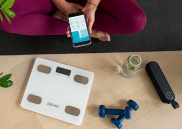 БОЛЬШАЯ АНАЛИТИЧЕСКАЯ ШКАЛА ДЛЯ ВАННОЙ КОМНАТЫ BLUETOOTH SMART
