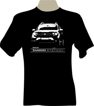 KOSZULKA T-shirt z nadrukiem Dacia SANDERO Stepway