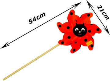 ДЕРЕВЯННАЯ ШПИЛЬНАЯ ФРЕЗЕЛЬКА BIEDRONKA 54см 3676