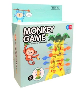 GRA ZRĘCZNOŚCIOWA RODZINNA SPADAJĄCE MAŁPKI BIERKI
