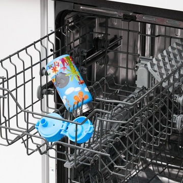 ЛЕГКАЯ СТАЛЬНАЯ БУТЫЛКА ДЛЯ ВОДЫ НЕРЖАВЕЮЩАЯ СТАЛЬ ANIMALS MONKEY ION8 0,4 л