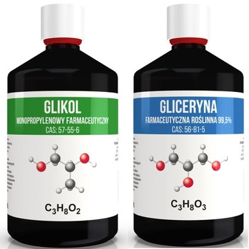 GLICERYNA ROŚLINNA + GLIKOL PROPYLENOWY zestaw 1L