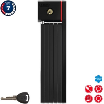 Застежка раскладывающаяся Abus uGrip 5700/80 BK SH