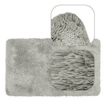 PLUSZOWY MIĘKKI DYWAN SHAGGY COMFIT 80X130 SZARY