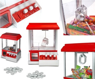 AUTOMAT Z CHWYTAKIEM GRA ŁAPACZ DO ŁAPANIA CUKIERKÓW UPOLUJ ZŁAP CUKIERKA