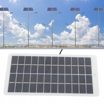 СОЛНЕЧНАЯ ПАНЕЛЬ 5ВТ 12В СОЛНЕЧНОЕ ЗАРЯДНОЕ УСТРОЙСТВО