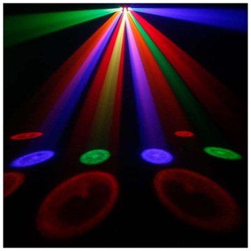 LIGHT4ME SIX EYE BEAM oświetlenie dyskotekowe mocny efekt beam LED + PILOT