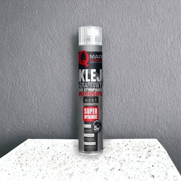 ПЕННЫЙ КЛЕЙ ДЛЯ ГРАФИТА ПЕНОСТРОИТЕЛЬ FOAM 790 мл QMAR