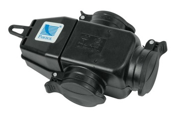 Rozgałęźnik trójgniazdowy 3x250V 16A IP44