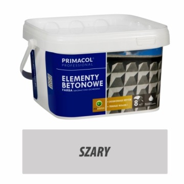 Farba do elementów betonowych - 2,2l szara