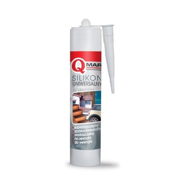 SILIKON UNIWERSALNY BEZBARWNY PRO 280 ml Qmar