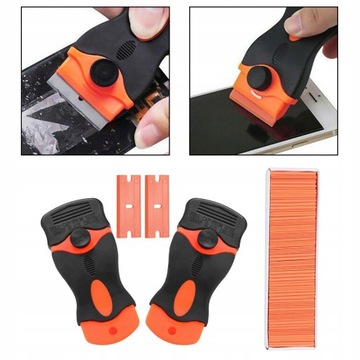 Plastikowe żyletki do kół Skrobak, obosieczne