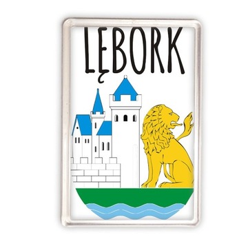 акриловый магнит LĘBORK печать