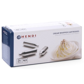 HENDI сифонные картриджи для взбитых сливок 24 шт.