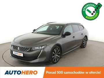 Peugeot 508 II SW 1.6 PureTech 180KM 2019 Peugeot 508 GT-Line automat panorama navi