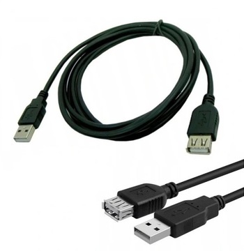 Kabel przedłużacz AM-AF przedłużka portu USB 2m