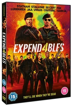 NIEZNISZCZALNI 4 Expend4bles 2023 DVD Sylvester Stallone