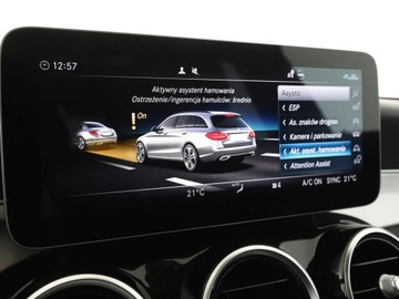 Mercedes Klasa C W205 Kombi Facelifting HYBRYDA 2.0 300 de 306KM 2020 Mercedes C 300 PHEV AMG Line multibeam LED, zdjęcie 24