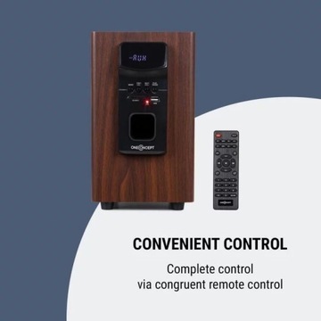 Głośniki One Concept Woodpecker Drewniana Obudowa
