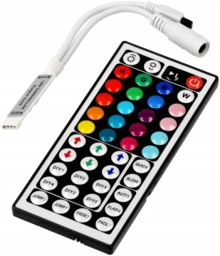 Пульт дистанционного управления для RGB светодиодных полос 6A 72W IR44 Инфракрасный контроллер 5-24V