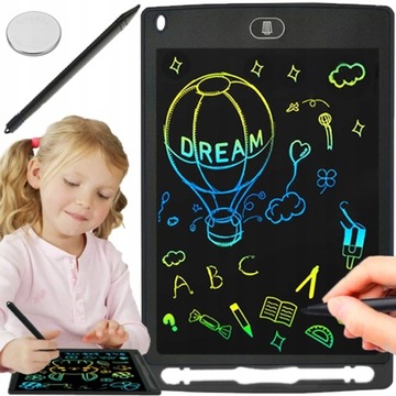 TABLET GRAFICZNY DO RYSOWANIA 8,5 CALA TABLICA ZNIKOPIS MULTIKOLOR PREZENT