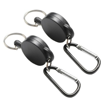2-częściowy stalowy breloczek do kluczy Metal