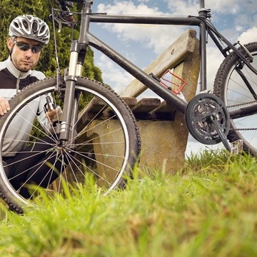 Велосипед с шатуном с квадратным конусом.