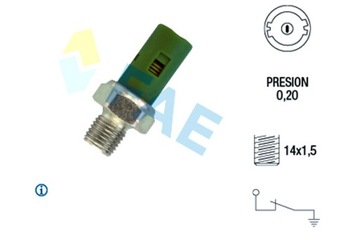 FAE SENZOR TLAKU OLEJE NISSAN ALMERA II INTERSTAR KUBISTAR MICRA