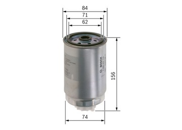 BOSCH FILTR PALIVA DODGE CALIBER
