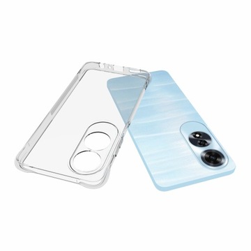 Для Oppo A60 4G чехол Нескользящий прозрачный защитный чехол из ТПУ для телефона