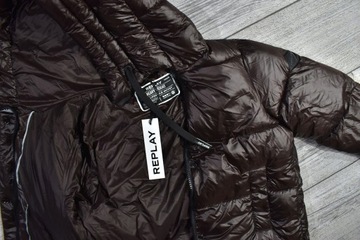 Replay Quilted Coat Puch Syntetyczny Oversize XS/S