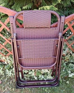 СТУЛ ИЗ РОТАНА Складной стул для ДОМА САДА БАЛКОНА mega DURABLE