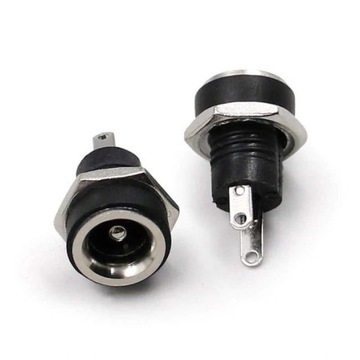 GNIAZDO DC 2,1 / 5,5 DO OBUDOWY PIN 2