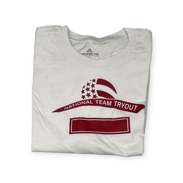 Мужская белая футболка ADIDAS USA VOLLEYBALL M